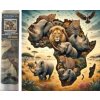 NORIMPEX Diamantové maľovanie Afrika 30 x 40 cm