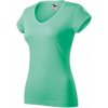 MALFINI FIT V-NECK 162 Tričko dámske 1629513 S 95 mätová