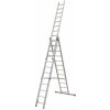 Rebrík VHR Profi, 3,21 m, 3×12 priečok, 150 kg, VHR P 3X12