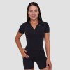 GymBeam Dámske tričko Cropped Ignite Black - M