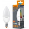 LED žiarovka E14 C37 sviečka 4W = 33W 380lm 3000K teplá biela 220° Videx