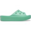 Dámske šľapky Crocs CLASSIC PLATFORM svetlo zelená 37-38
