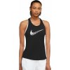 Nike dámske športové tielko W NK SWOOSH RUN TANK čierna,biela