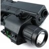 Zelený laserový zameriavač + taktické LED svetlo - S príslušenstvom