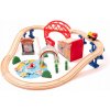Aga4Kids Drevená vláčikodráha DS5646 30 dielov