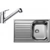 Blanco - Set drezu Tipo 45 S Compact a batérie Daras S, nerezová/chróm SET 04-B 25 DARAS-S