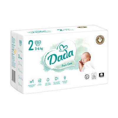Dada Pure care 2 - 3-6 kg 35 ks od 7,65 € - Heureka.sk