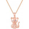 Olivie Strieborný náhrdelník TIGER ROSE 9698 Ag 925; ≤3,5 g.