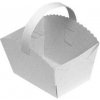 Wimex Svadobné košíčky PAP s uškom 10 x 8 x 6 cm