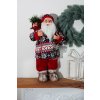 MagicHome Dekorácia Santa, so svetrom, 60 cm