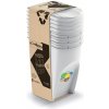 Prosperplast Odpadkový kôš Prosperplast SORTIBOX 4 x 35 l popolavý