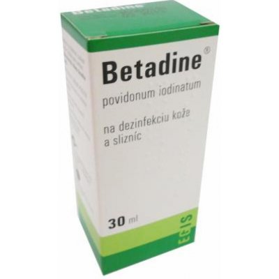 Betadine dezinfekčný roztok 100 mg/ml sol.der.1 x 30 ml