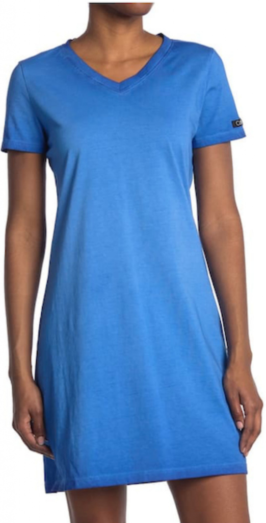 Calvin Klein dámské tričkové šaty modrá od 65,00 € - Heureka.sk