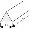 Tyrolit T436560 | Brúsiaci a obťahovací kameň trojuholníkový 10x100 mm, zrno 220, tvrdosť N, tvar 9020
