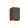 Wever & Ducré Obdĺžnikové nástenné prisadené svietidlo BOX WALL SURF 4.0 LED 1800-3000K Q Tree bronz (34124LQ9)