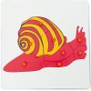 Montessori Puzzle Slimák, 8 dielikov