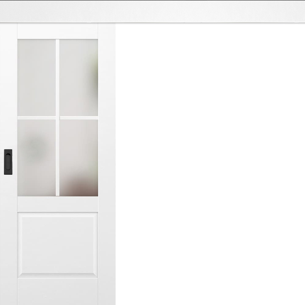 Erkado Posuvné dvere na stenu Peonia Biele UV 80 x 197 cm