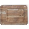 Servírovací podnos s laminátom z melamínu, so vzorom dreva, HENDI, Dubová, 370x530mm