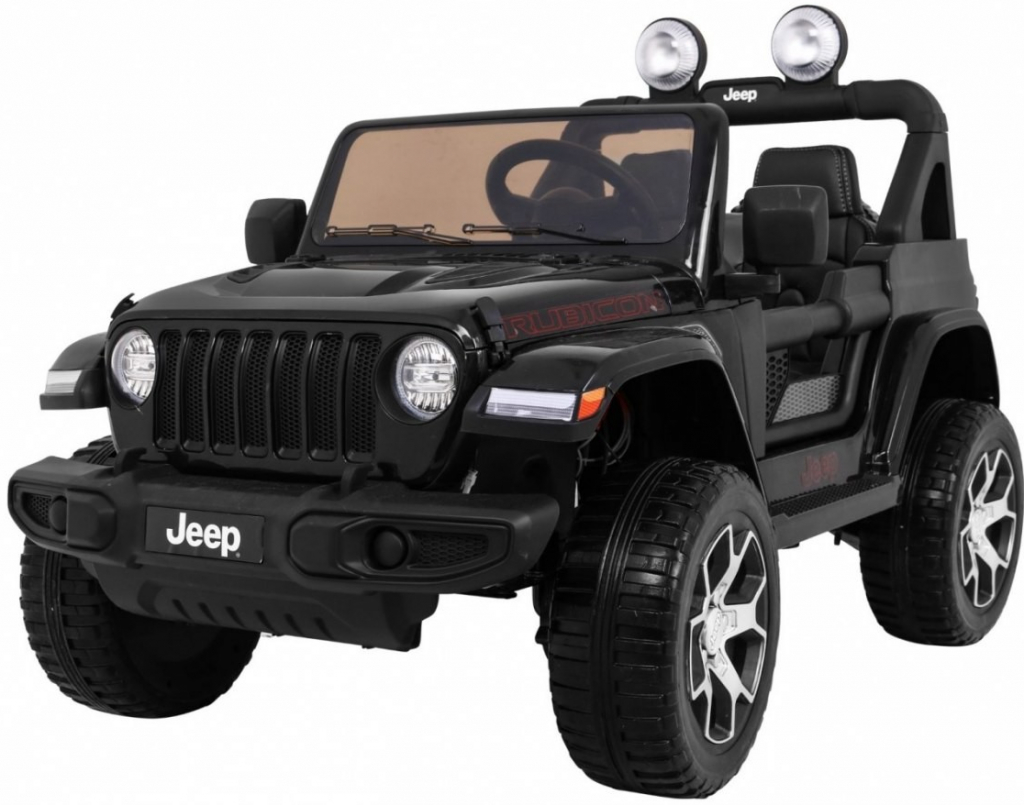 Mamido elektrické autíčko Jeep Wrangler Rubicon 4x4 čierná