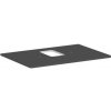 Hansgrohe Xelu Q doska pod umývadlo 78 x 55 cm diamantová matná sivá 54120910