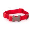 Obojok Nobleza s kostičkou Neon M (š.2,0cm x d.30-50cm) Farba: Červená