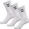 Ponožky Hummel, 3-PACK BASIC SOCK Biela,Čierna 36-40