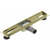 MEXEN - Flat odtokový žľab bez roštu 60 cm zlata 1515060