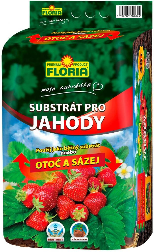 Agro CS FloRIA Substrát pro jahody 40 l
