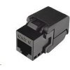 Solarix Samorezný keystone CAT6 UTP RJ45 čierny SXKJ-6-UTP-BK-SA 25286801