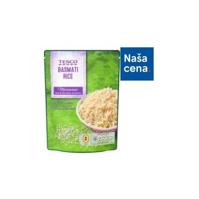 Tesco Predvarená ryža dlhozrnná lúpaná Basmati 250 g od 1,69 € - Heureka.sk