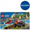 LEGO City 60412 Hasičské auto 4x4 a záchranný čln