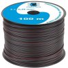 CABLETECH Kábel REPRO. 2x 0,35mm CCA čierny(100m)