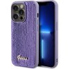 Púzdro Guess Sequin Script Logo iPhone 14 Pro fialové
