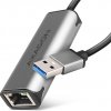 AXAGON ADE-25R USB-A 3.2 Gen 1 - 2.5 Gigabit Ethernet sieťová karta, Realtek 8156, auto install, sivá ADE-25R
