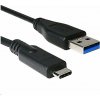 C-Tech CB-USB3C-10B USB 3.0 AM na Type-C, (AM/CM), 1m, černý