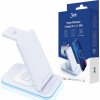 Púzdro 3mk nabíjecí stojánek Hyper Charger 15W, 3v1, biele