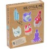 Vyrábanie pre deti Set Re-cycle me pre dievčatá – PET fľaša (8716569029827)
