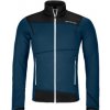 Ortovox Fleece Light Jacket M deep ocean M; Modrá mikina