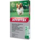 Veterinárny prípravok Advantix spot-on pre psy do 4 kg 1 x 0,1 ml