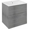 SAPHO - CIRASA umývadlová skrinka 59,2x64x46cm, dub strieborný CR601-1111