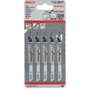 Bosch Pílové plátky do priamočiaré píly T 101 BRF, Clean for Hard Wood, 5 kusov, 2608634235