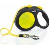 Vodítko FLEXI Neon L 5m/50kg Pásik