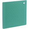 BISK Erga Basic, štvorcová silikónová kuchynská podložka 175x175x8 mm, tyrkysová, ERG-03747