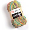 Yarn Art Jeans Crazy 8215 růžová, fialová, modrá, zelená