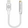 Swissten Adaptér TEXTILE pre iPhone Lightning - Jack 3,5 mm, 0,15 m