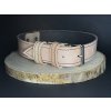 Palkar obojok z kože hladenice pre psov 70 cm x 30 mm prírodný