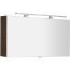 Sapho CLOE galérka s LED osvetlením, 100x50x18cm, borovica rustik CE100-0016