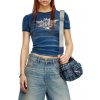 TRIČKO DIESEL T-ELE-LONG-P2 TANK TOP BLUE