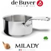 Hrnec de Buyer, 3410.16 MILADY, rendlík, nerez, rukojeť z nerezové oceli, průměr 16 cm, objem 1,6 L, výška 8 cm