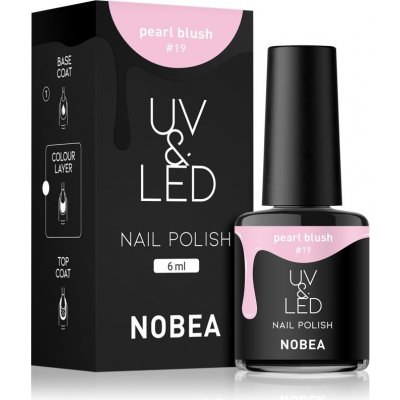 NOBEA UV & LED Pearl blush 19 6 ml